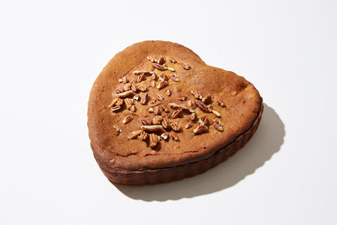 banana pecan heart